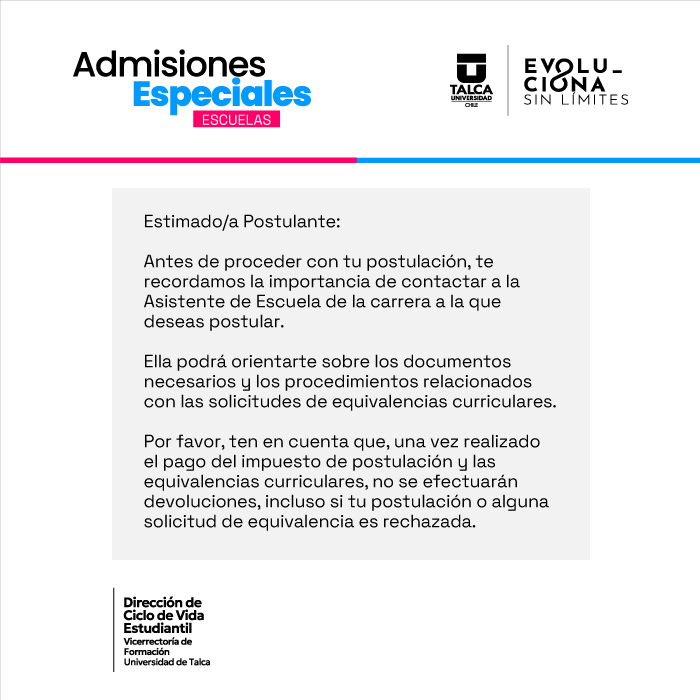 Información relevante